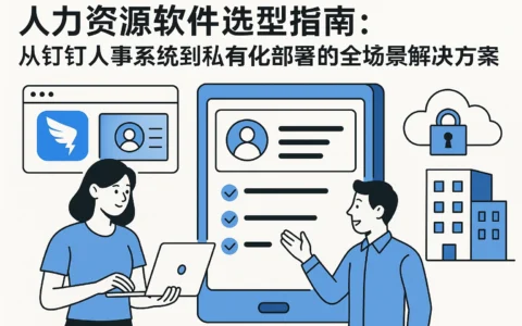 人力资源软件选型指南：从钉钉人事系统到私有化部署的全场景解决方案