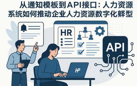 从通知模板到API接口：人力资源系统如何推动企业人力资源数字化转型
