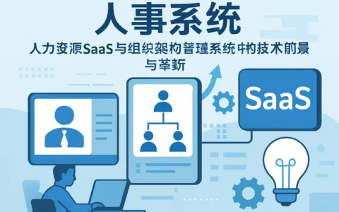 人事系统在人力资源SaaS与组织架构管理系统中的技术前景与革新