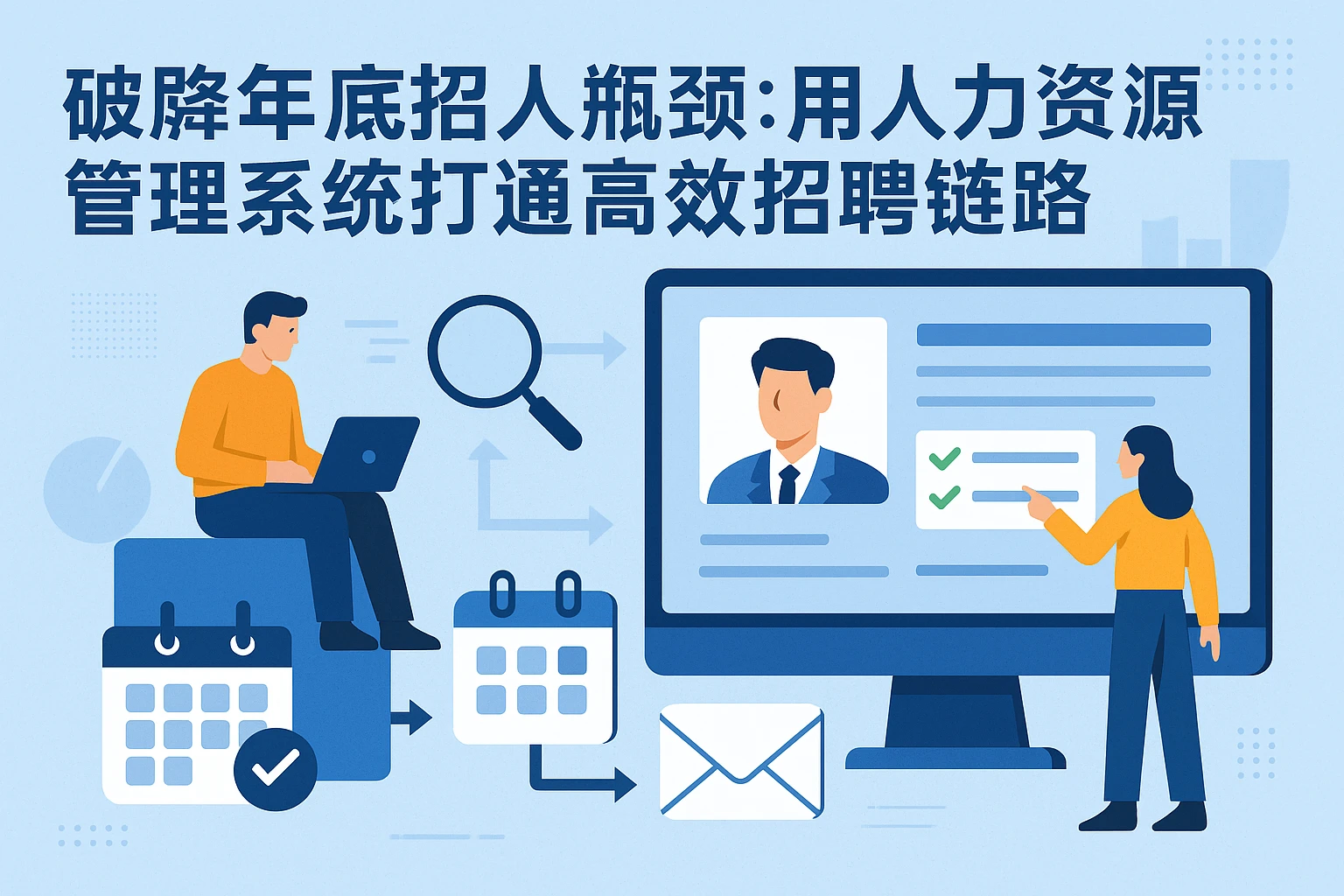 破解年底招人瓶颈：用人力资源管理系统打通高效招聘链路