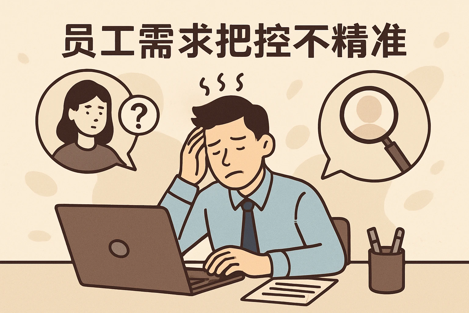 员工需求把控不精准