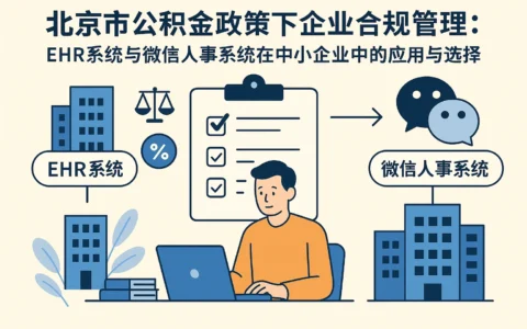 北京市公积金政策下企业合规管理：EHR系统与微信人事系统在中小企业中的应用与选择