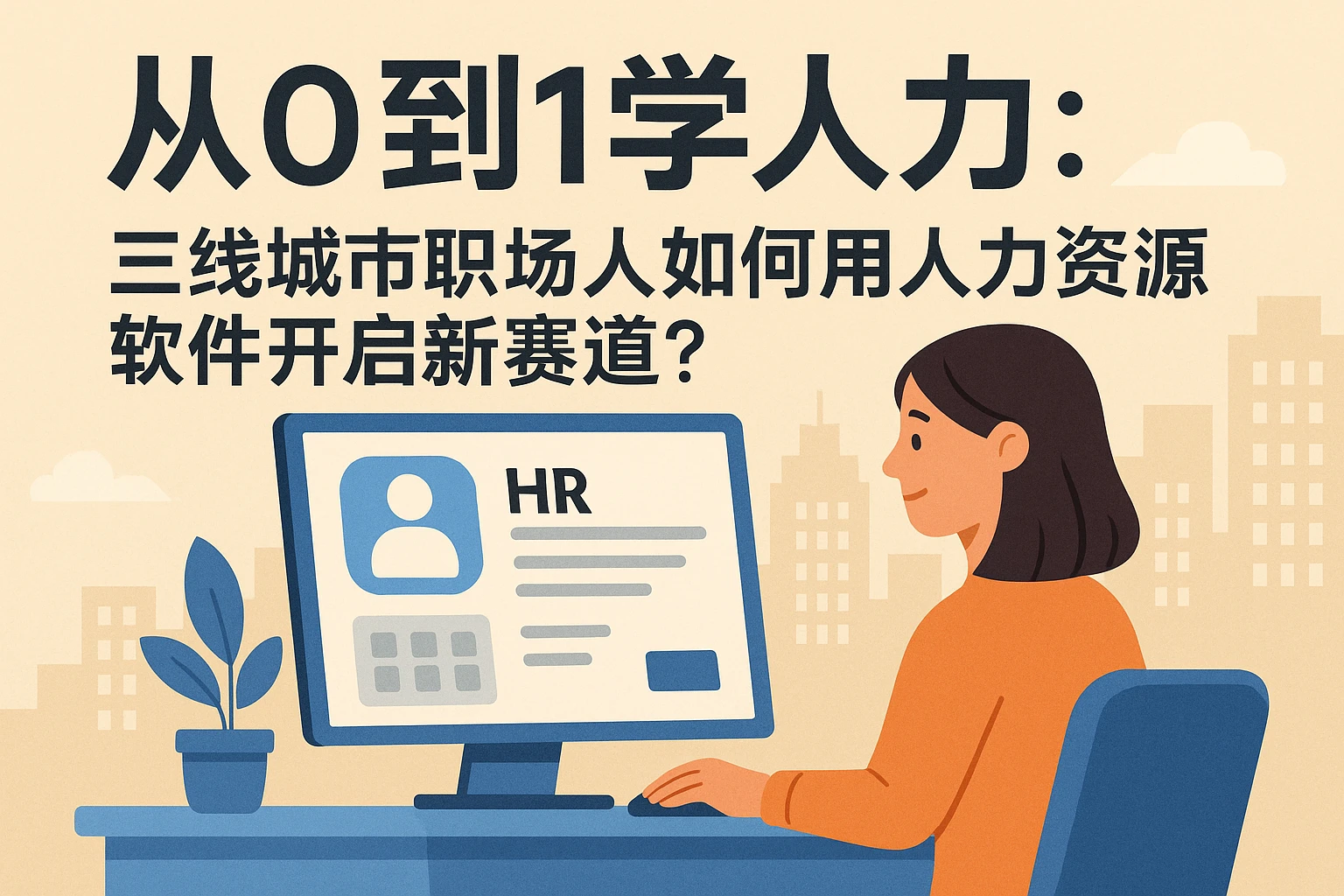 从0到1学人力：三线城市职场人如何用人力资源软件开启新赛道？