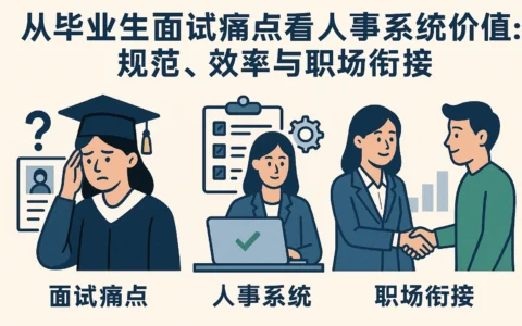 从毕业生面试痛点看人事系统的价值：规范、效率与职场衔接
