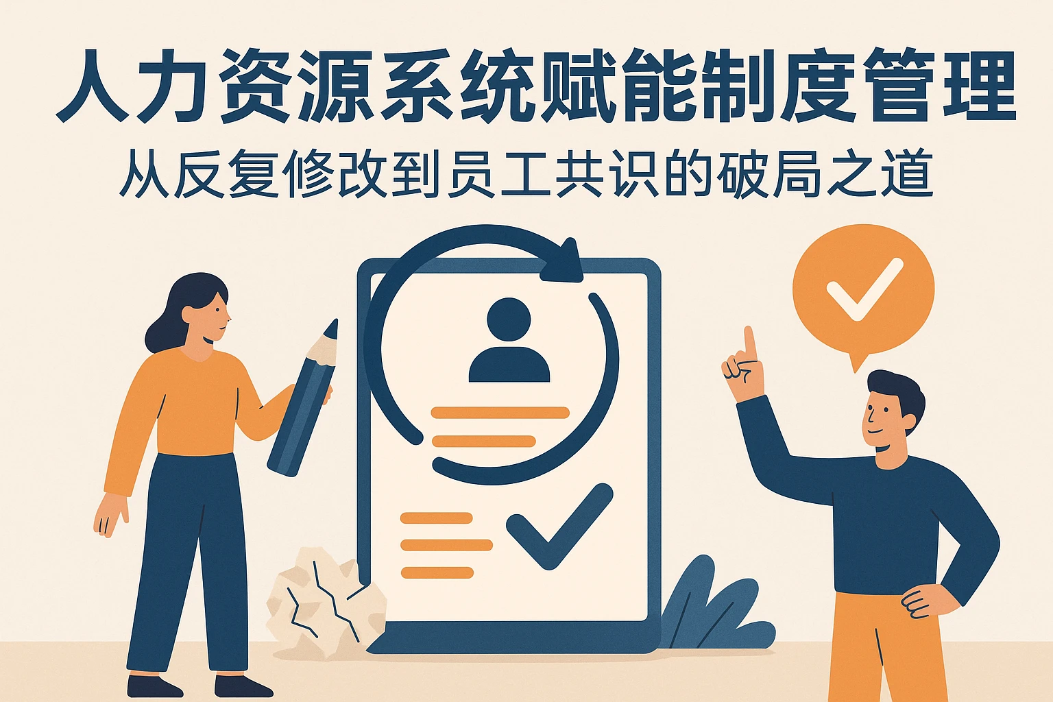 人力资源系统赋能制度管理：从反复修改到员工共识的破局之道