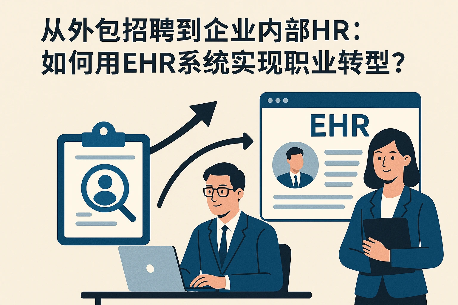 从外包招聘到企业内部HR：如何用EHR系统实现职业转型？