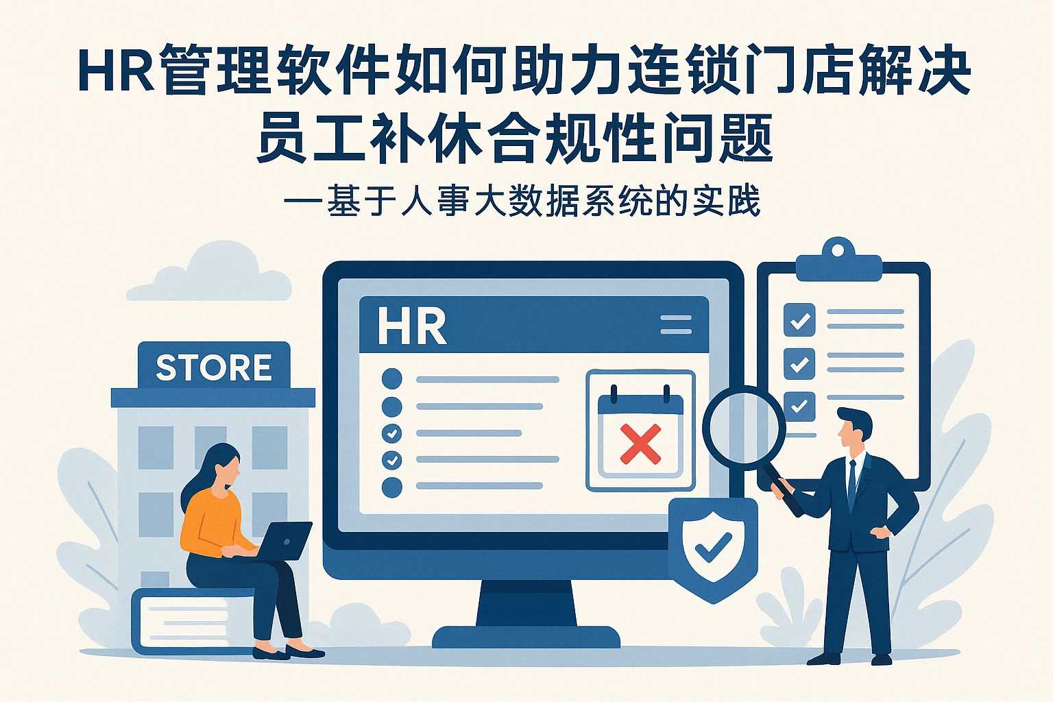 HR管理软件如何助力连锁门店解决员工补休合规性问题——基于人事大数据系统的实践