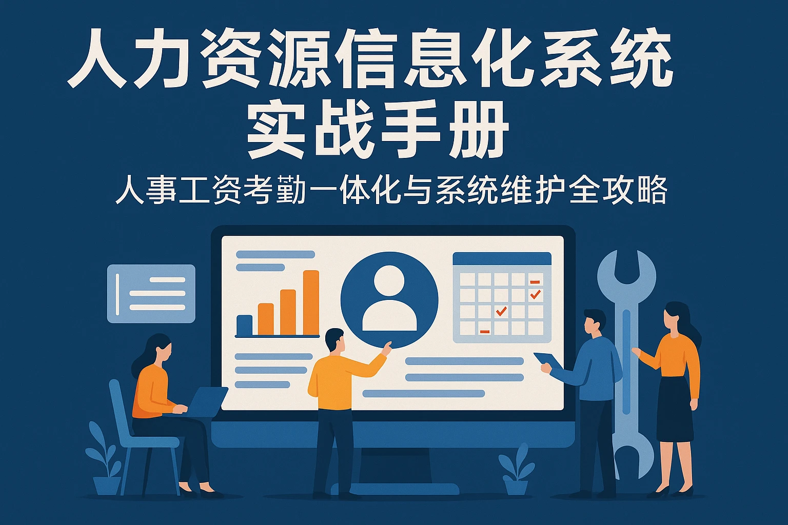人力资源信息化系统实战手册：人事工资考勤一体化与系统维护全攻略