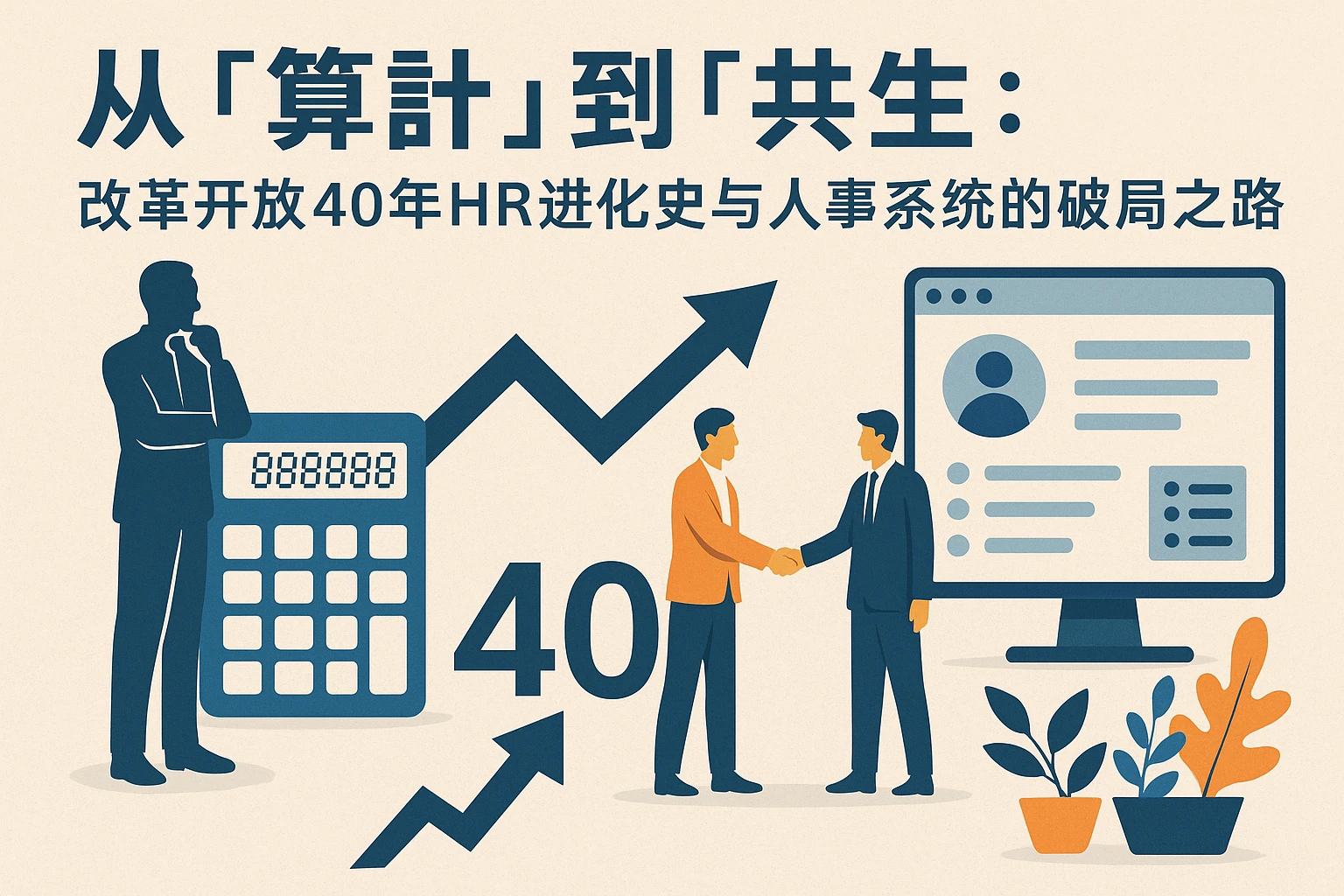 从“算计”到“共生”：改革开放40年HR进化史与人事系统的破局之路
