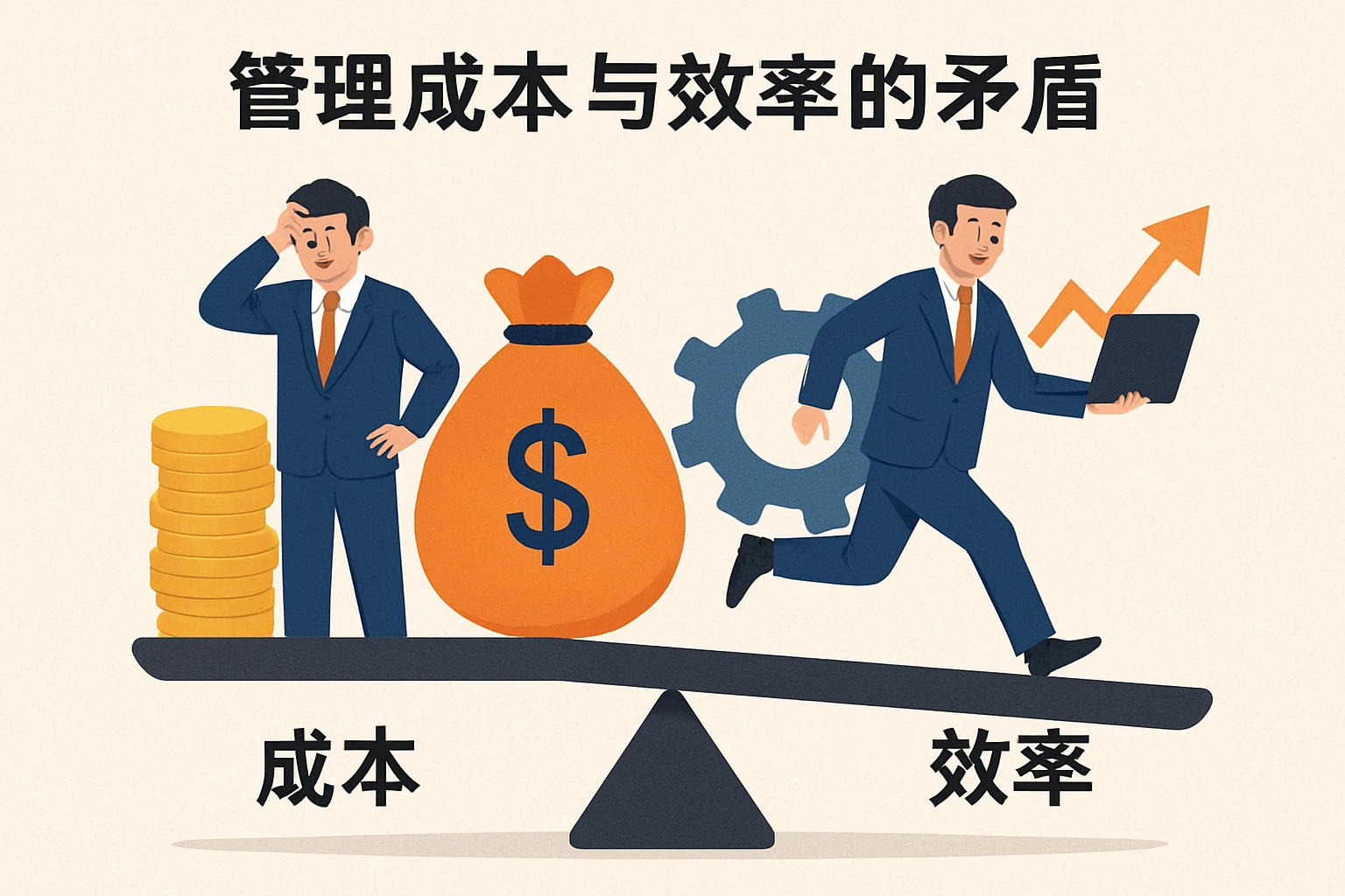 2. 管理成本与效率的矛盾