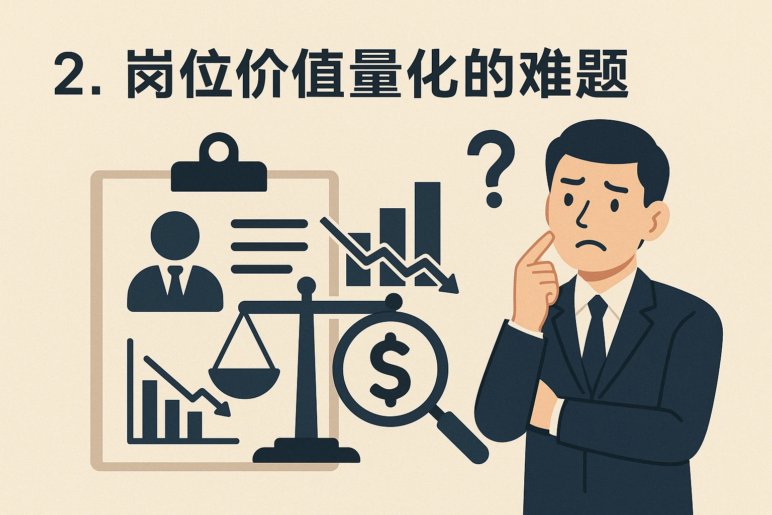 2. 岗位价值量化的难题