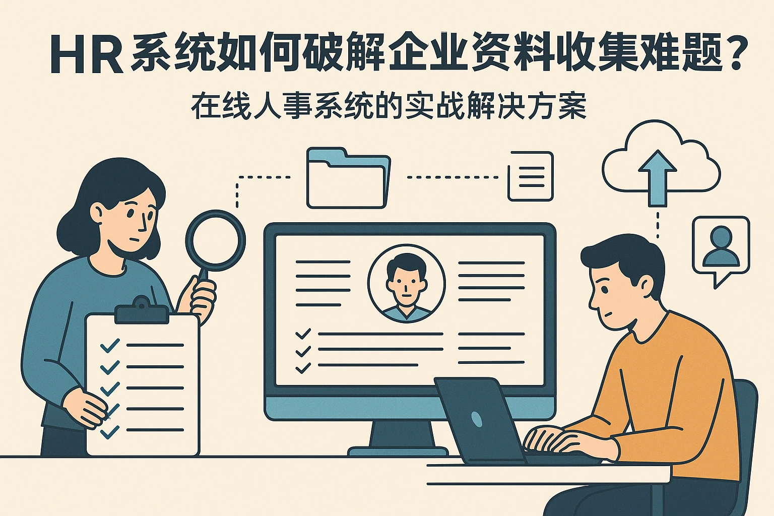 HR系统如何破解企业资料收集难题？在线人事系统的实战解决方案