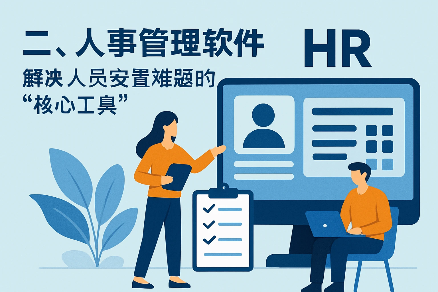 二、人事管理软件：解决人员安置难题的“核心工具”