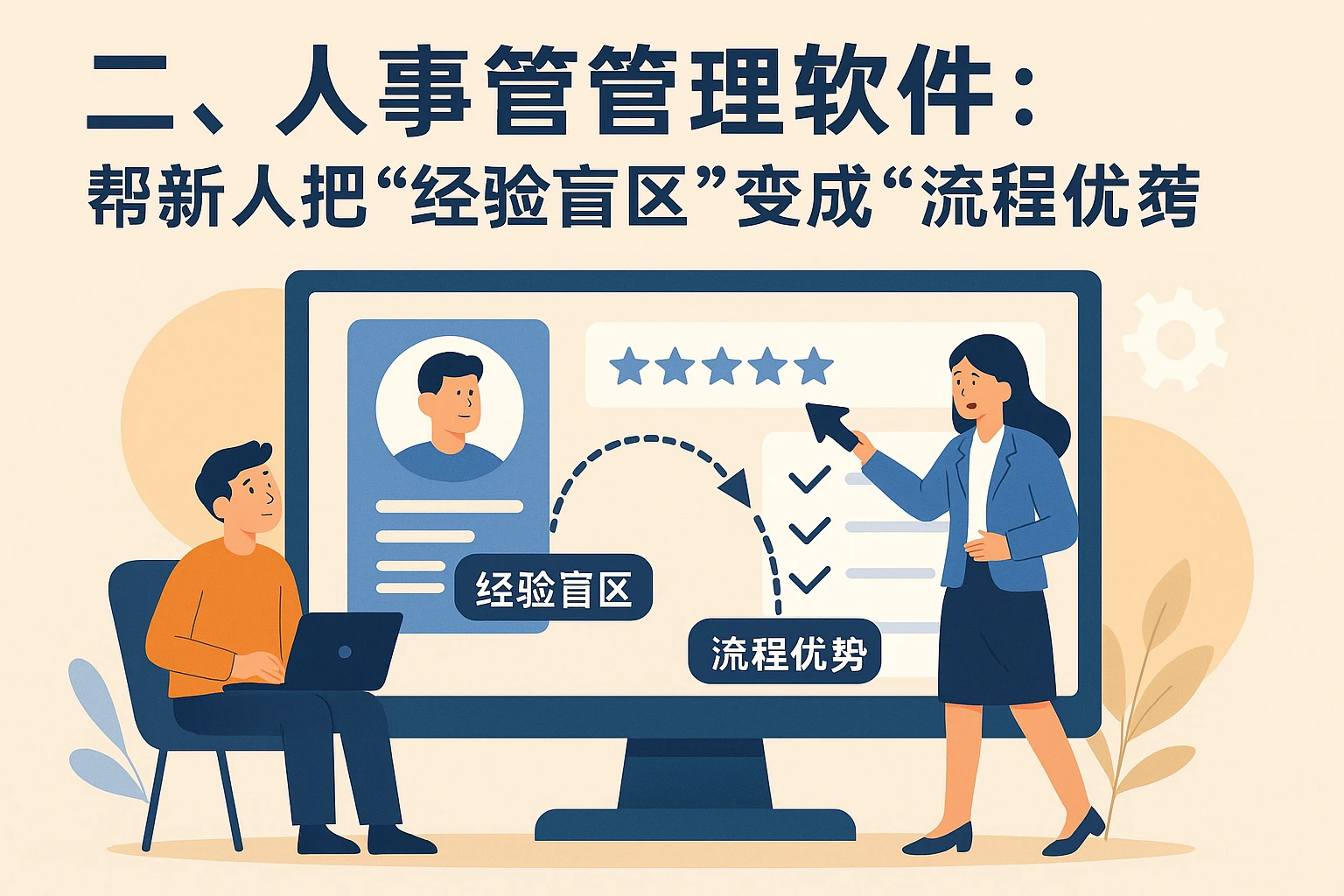 二、人事管理软件：帮新人把“经验盲区”变成“流程优势”