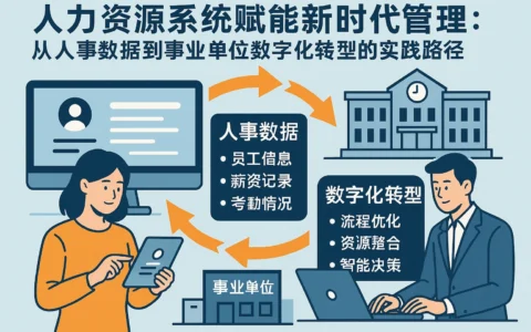 人力资源系统赋能新时代管理：从人事数据到事业单位数字化转型的实践路径