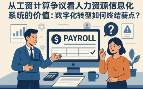从工资计算争议看人力资源信息化系统的价值：数字化转型如何终结算薪痛点？
