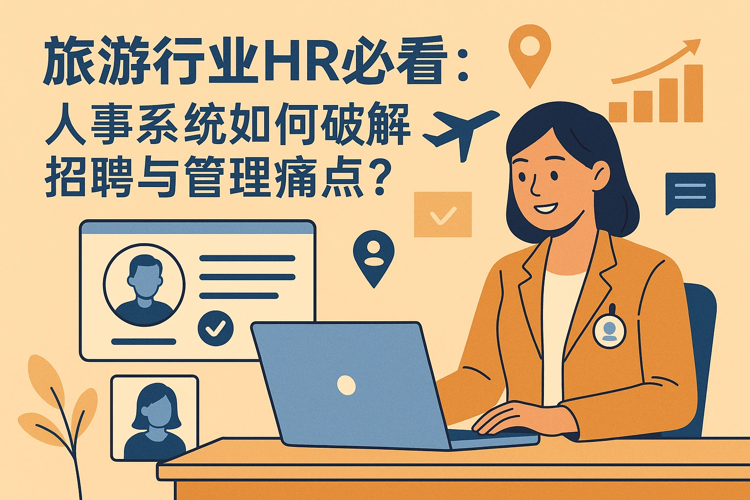 旅游行业HR必看：人事系统如何破解招聘与管理痛点？