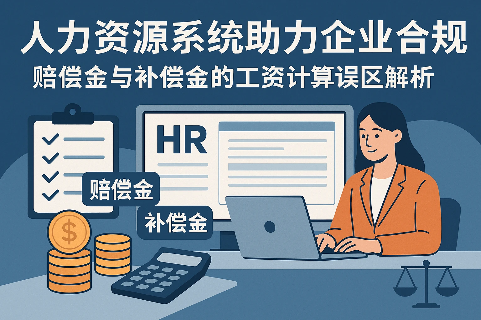 人力资源系统助力企业合规：赔偿金与补偿金的工资计算误区解析
