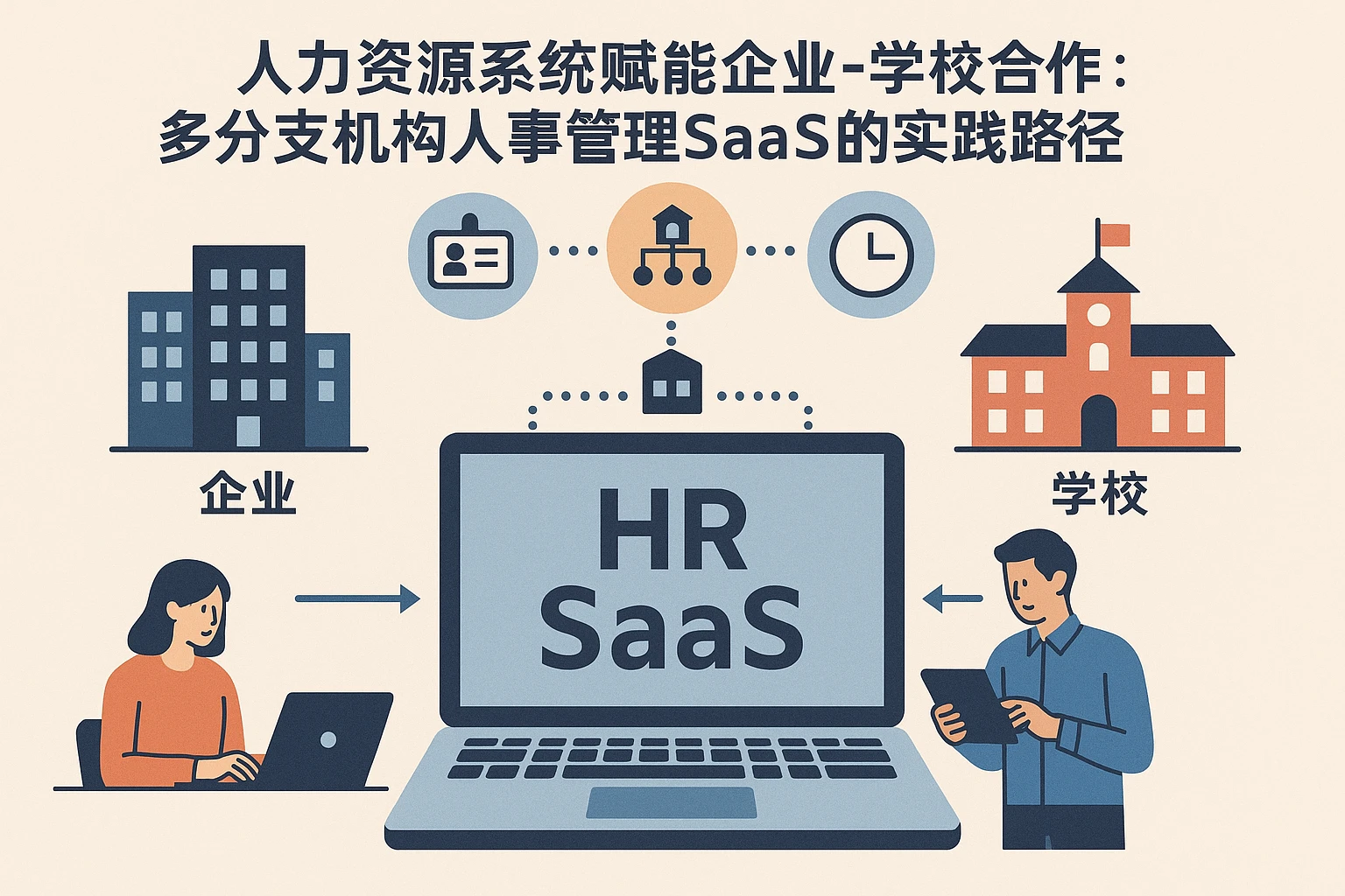 人力资源系统赋能企业-学校合作：多分支机构人事管理SaaS的实践路径