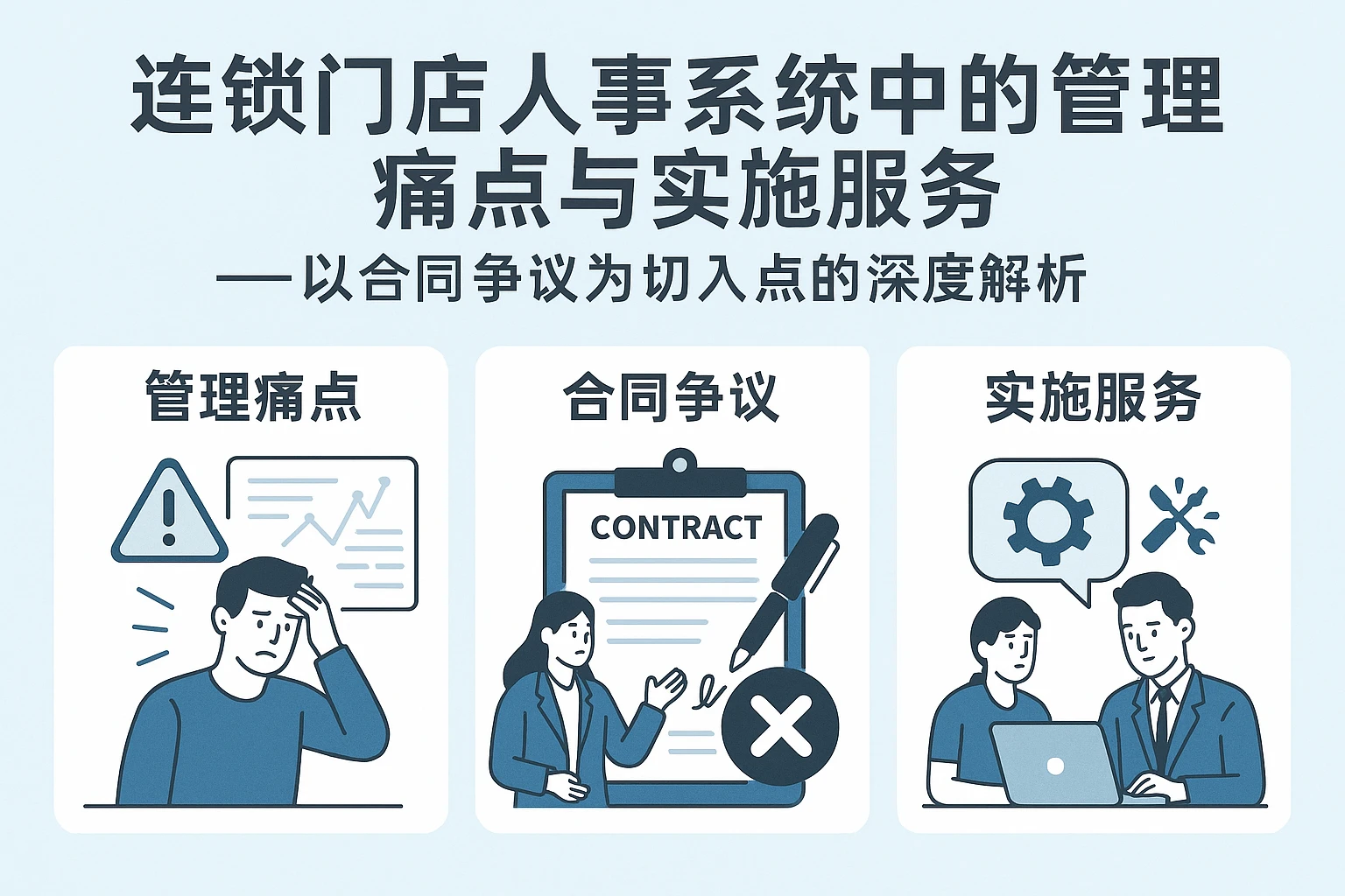 连锁门店人事系统中的管理痛点与实施服务——以合同争议为切入点的深度解析