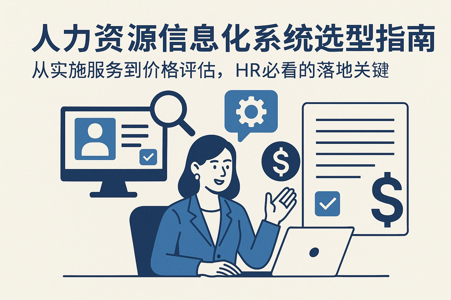 人力资源信息化系统选型指南：从实施服务到价格评估，HR必看的落地关键
