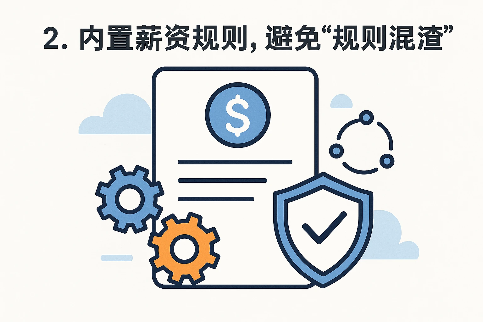 2. 内置薪资规则，避免“规则混淆”