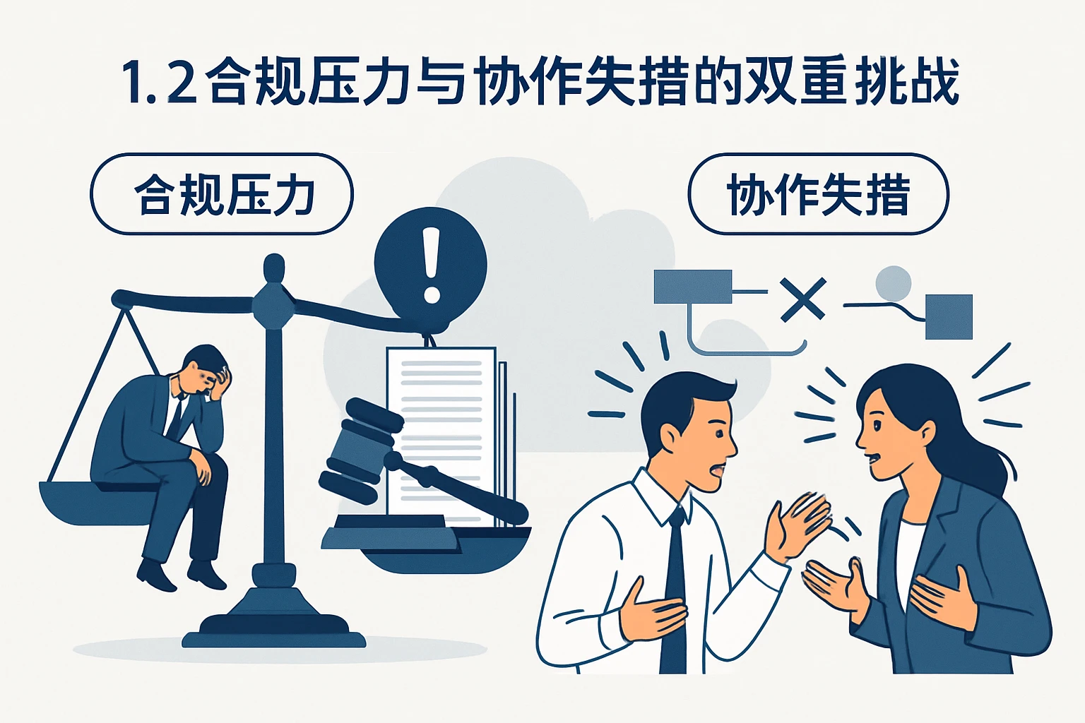 1.2 合规压力与协作失措的双重挑战
