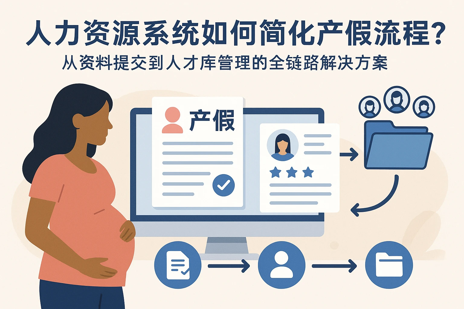人力资源系统如何简化产假流程？从资料提交到人才库管理的全链路解决方案