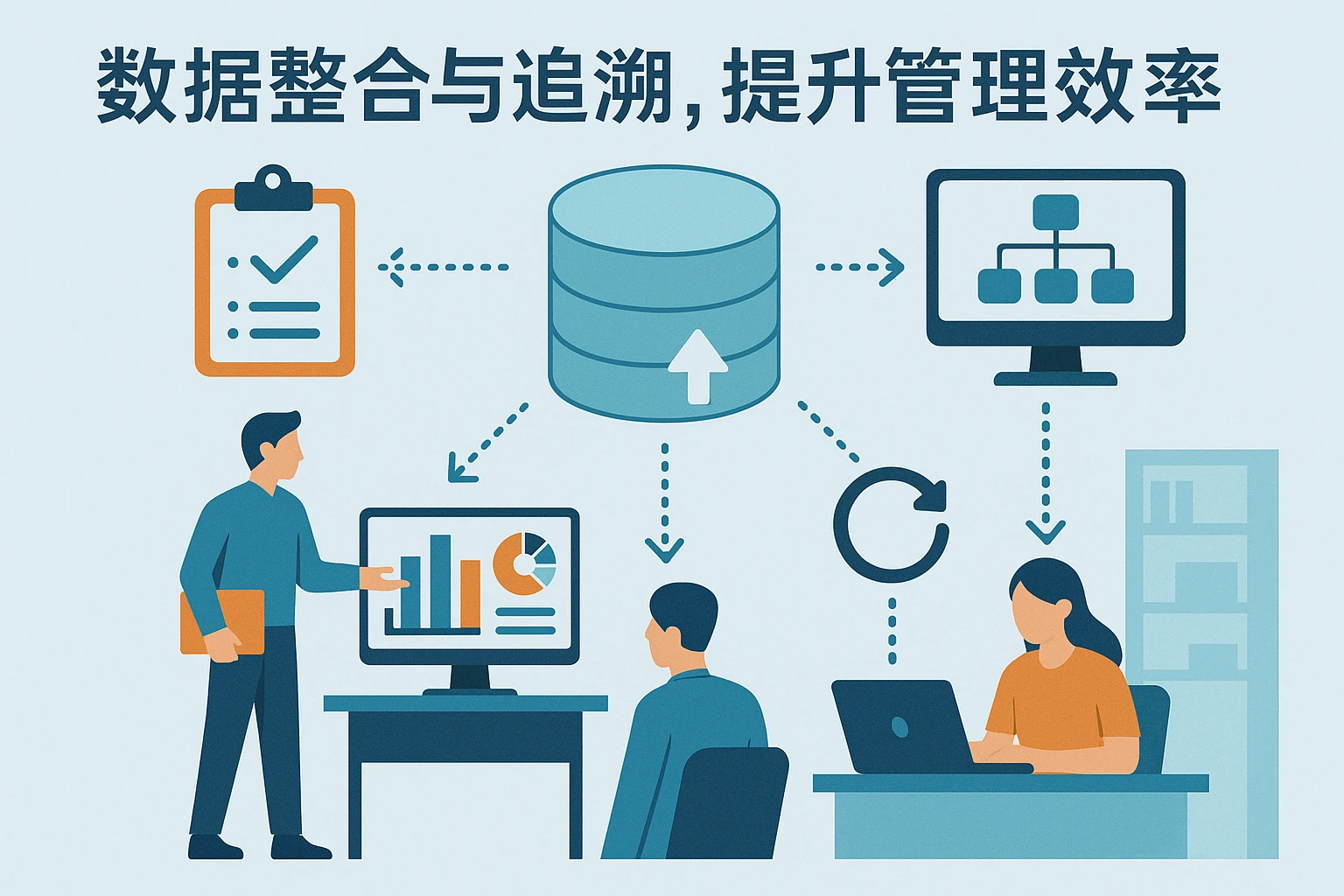 2. 数据整合与追溯，提升管理效率