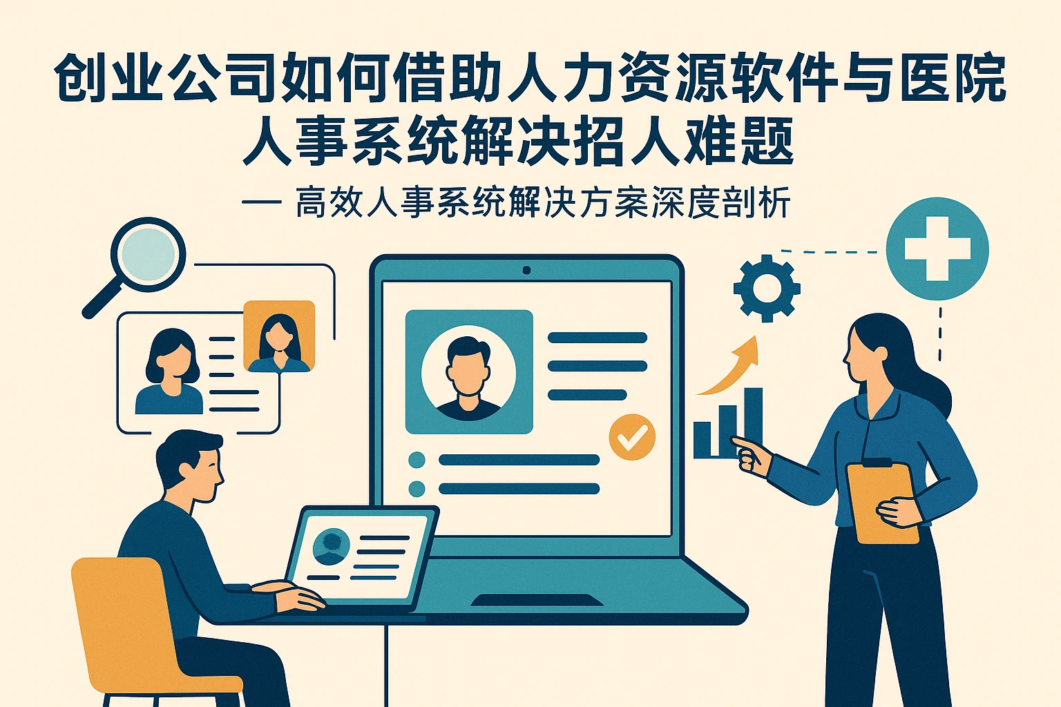创业公司如何借助人力资源软件与医院人事系统解决招人难题 —— 高效人事系统解决方案深度剖析
