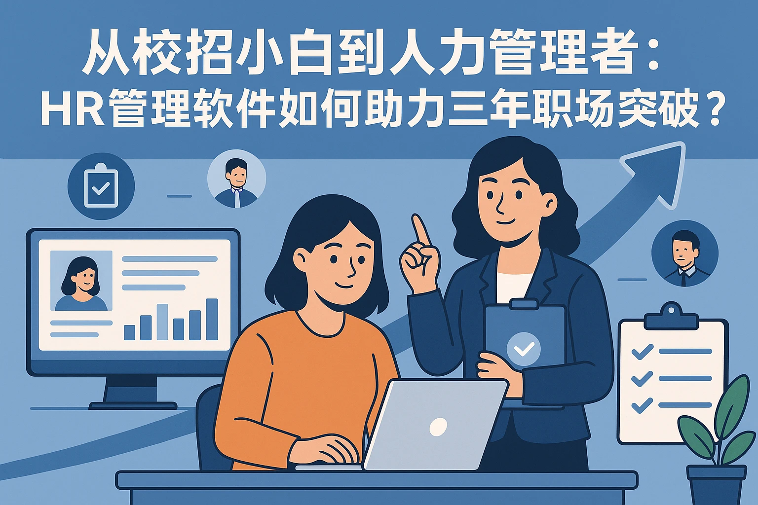 从校招小白到人力管理者：HR管理软件如何助力三年职场突破？
