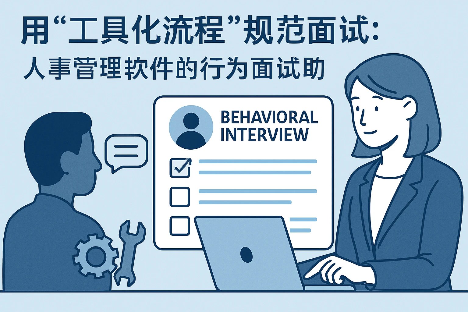 用“工具化流程”规范面试：人事管理软件的行为面试辅助