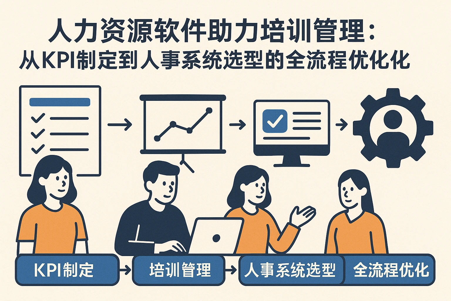 人力资源软件助力培训管理：从KPI制定到人事系统选型的全流程优化