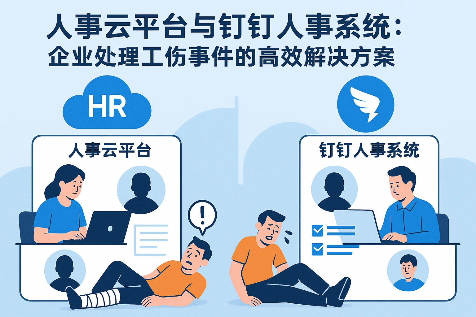 人事云平台与钉钉人事系统：企业处理工伤事件的高效解决方案