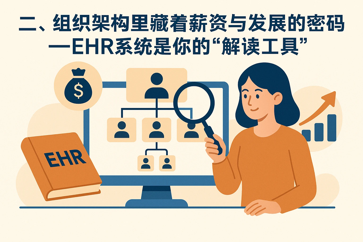 二、组织架构里藏着薪资与发展的密码——EHR系统是你的“解读工具”