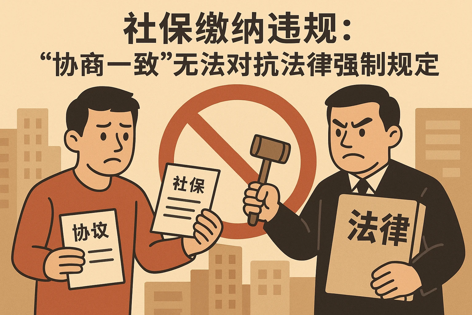 2. 社保缴纳违规：“协商一致”无法对抗法律强制规定