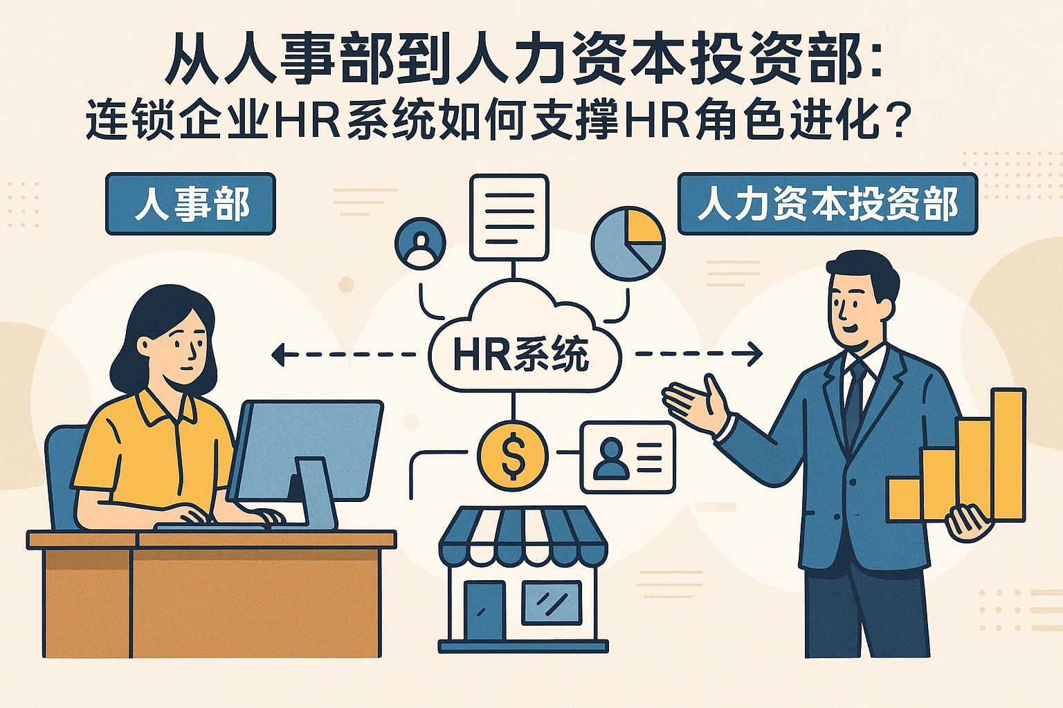 从人事部到人力资本投资部：连锁企业HR系统如何支撑HR角色进化？