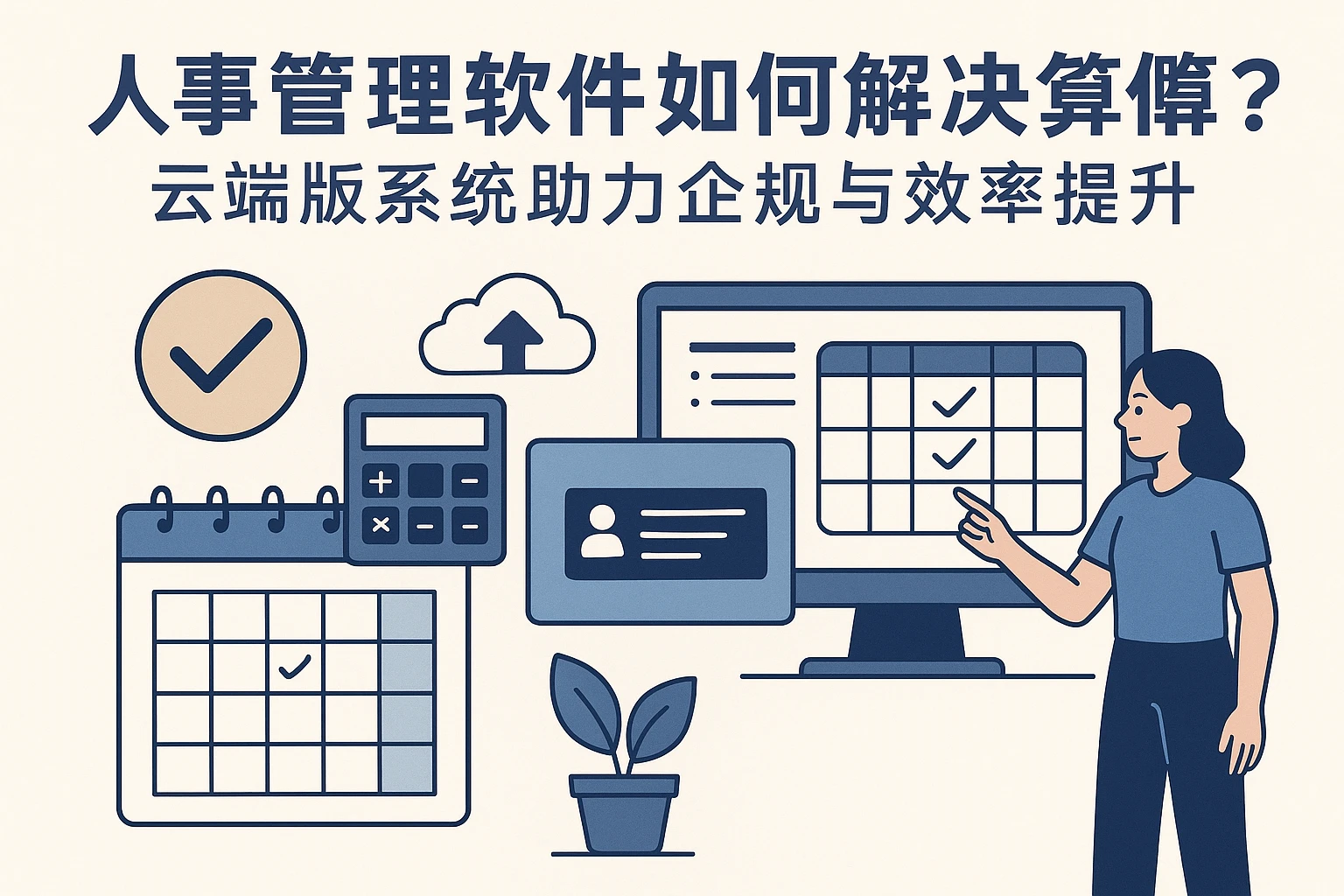 人事管理软件如何解决年假计算难题？云端版系统助力企业合规与效率提升