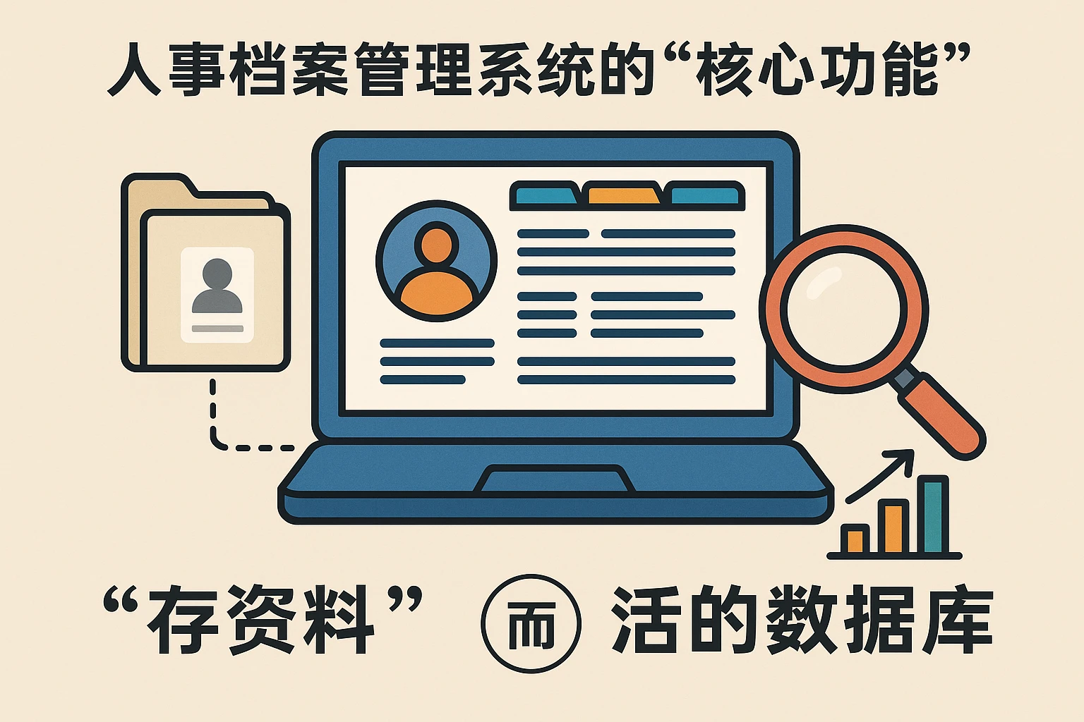 2. 人事档案管理系统的“核心功能”：不是“存资料”，而是“活的数据库”