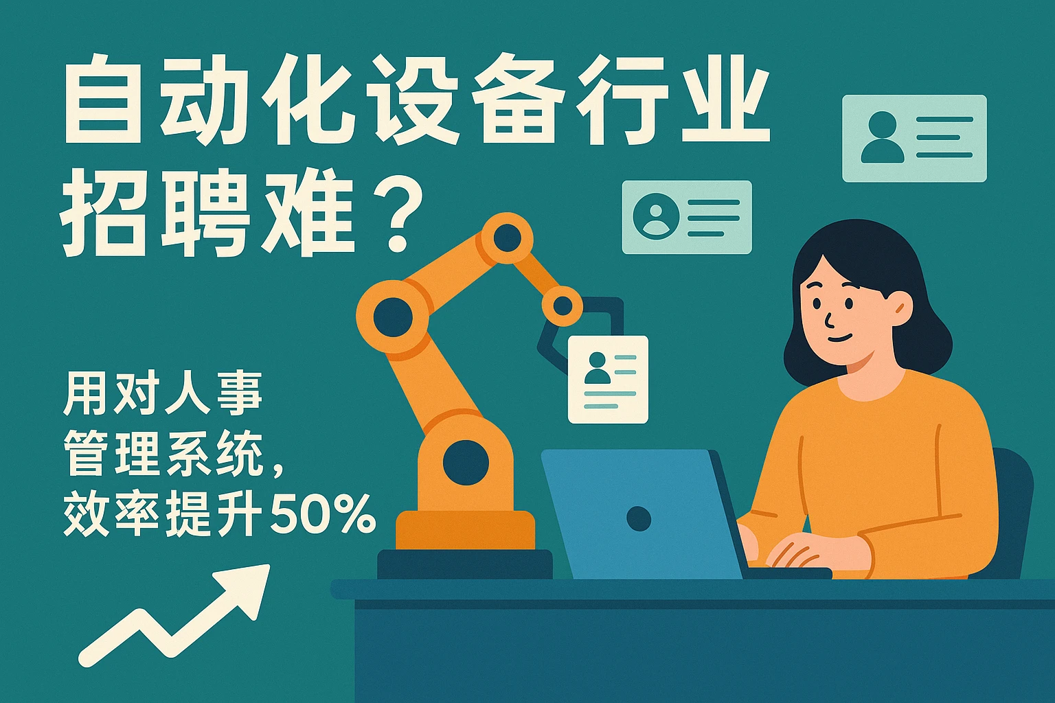 自动化设备行业招聘难？用对人事管理系统，效率提升50%