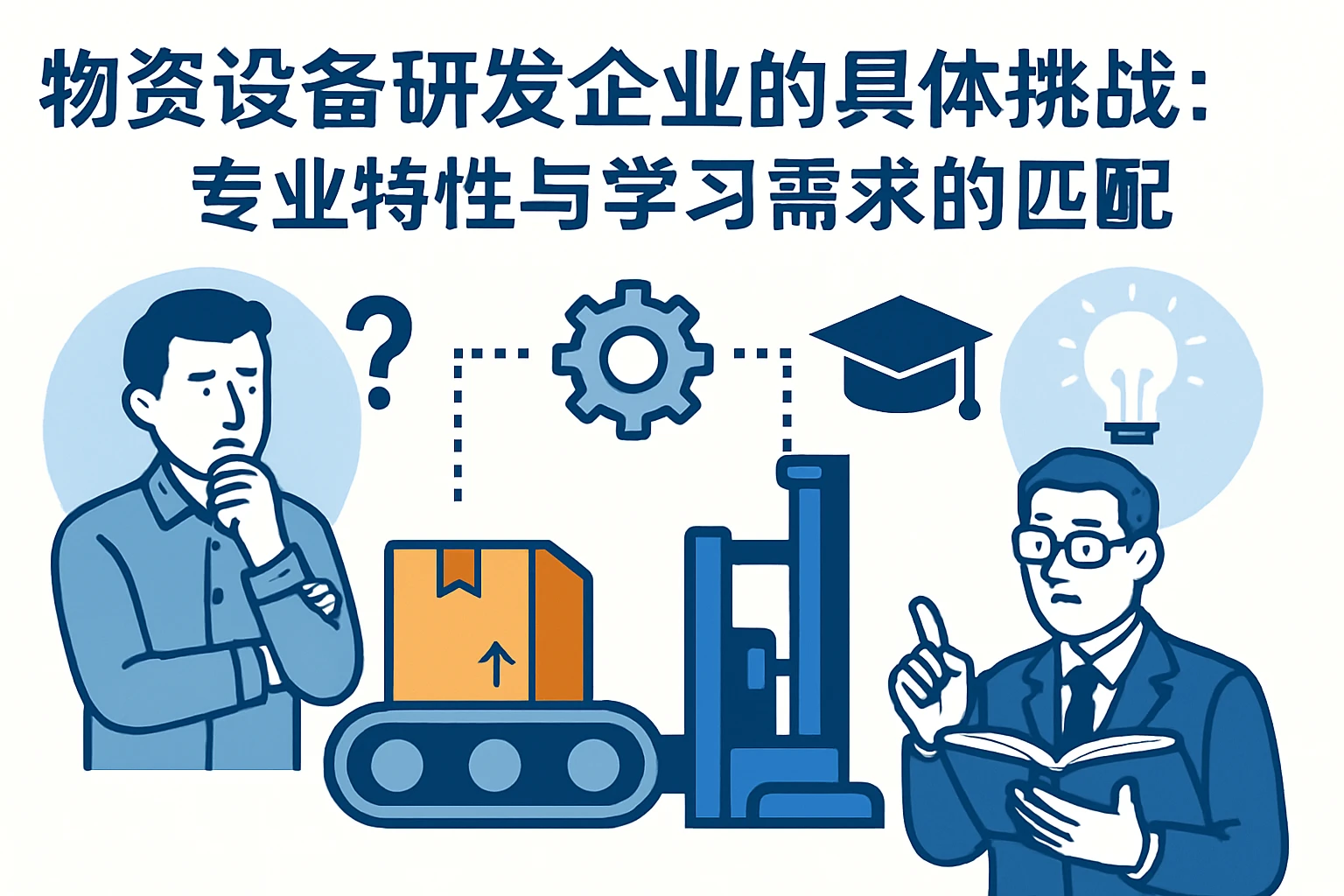 2. 物流设备研发企业的具体挑战：专业特性与学习需求的匹配