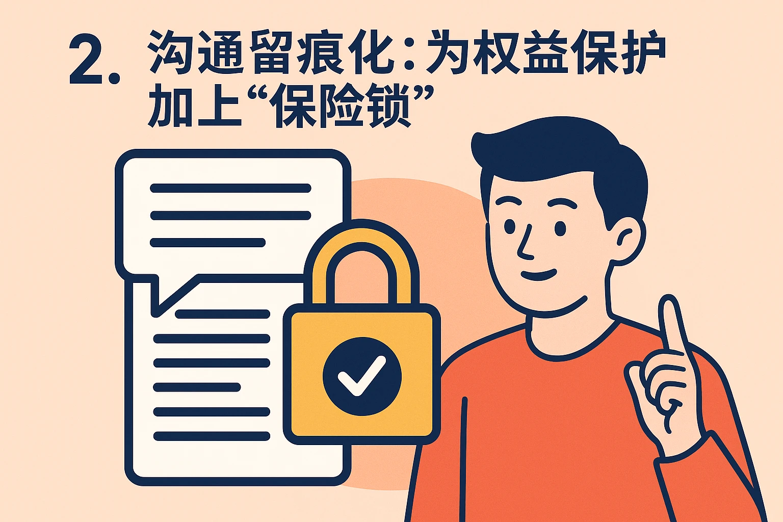 2. 沟通留痕化：为权益保护加上“保险锁”