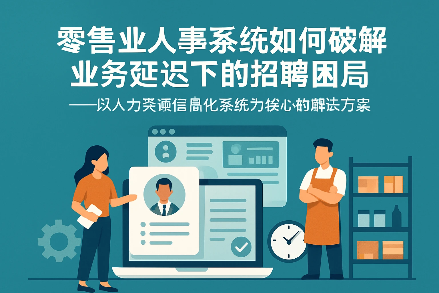 零售业人事系统如何破解业务延迟下的招聘困局——以人力资源信息化系统为核心的解决方案