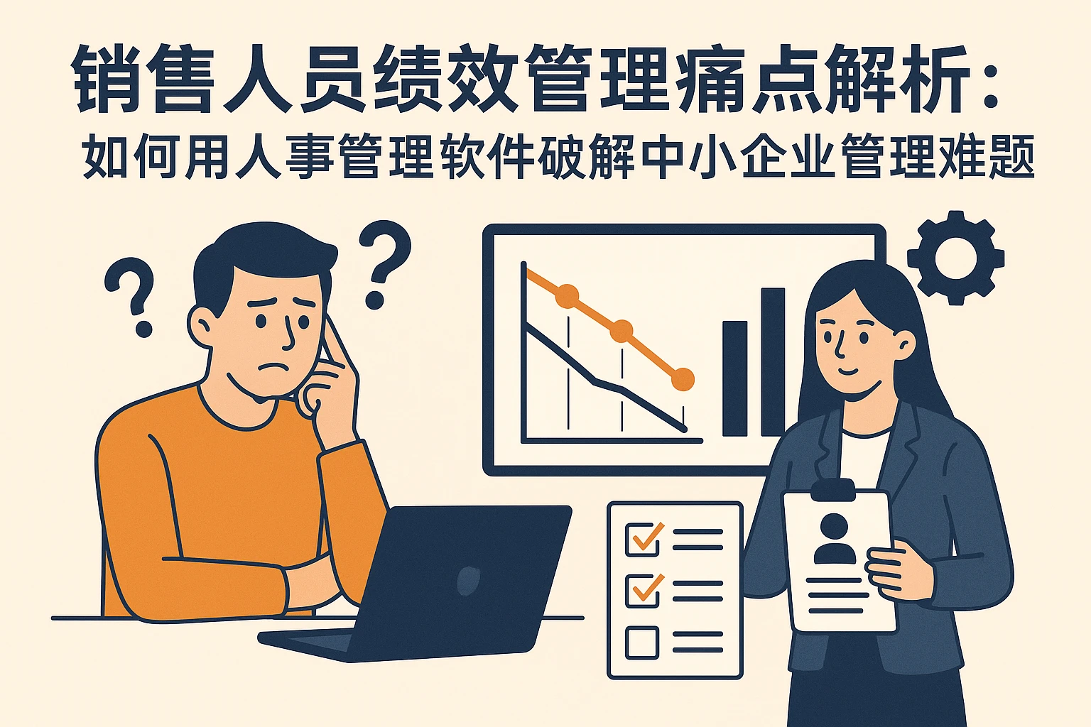 销售人员绩效管理痛点解析：如何用人事管理软件破解中小企业管理难题