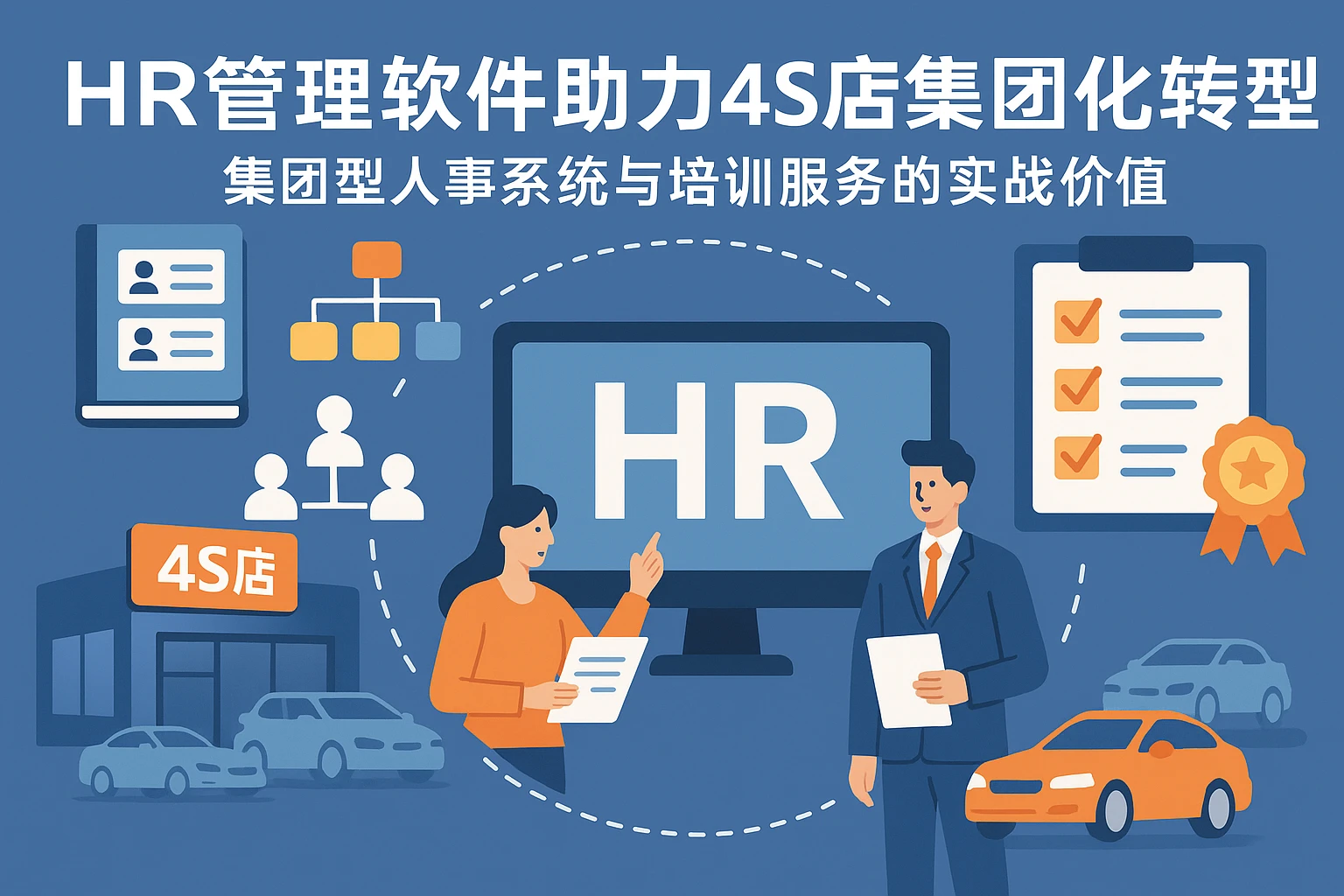 HR管理软件助力4S店集团化转型：集团型人事系统与培训服务的实战价值