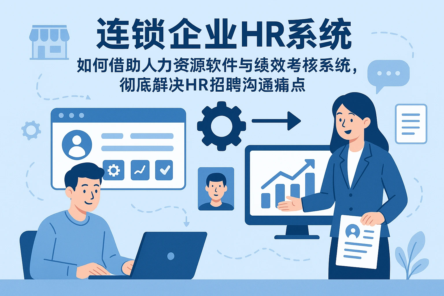 连锁企业HR系统如何借助人力资源软件与绩效考核系统，彻底解决HR招聘沟通痛点