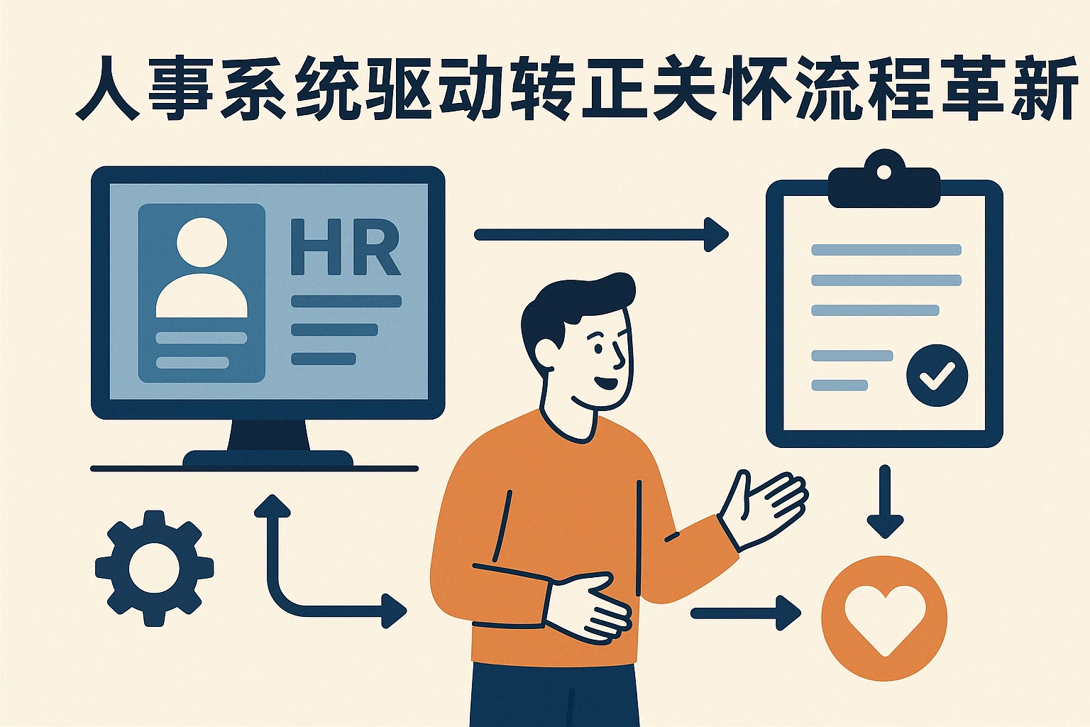 人事系统驱动转正关怀流程革新