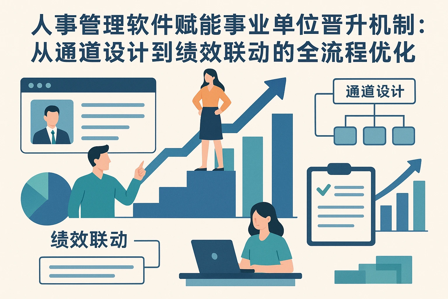 人事管理软件赋能事业单位晋升机制：从通道设计到绩效联动的全流程优化