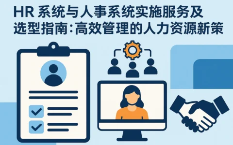 HR系统与人事系统实施服务及选型指南：高效管理的人力资源新策略