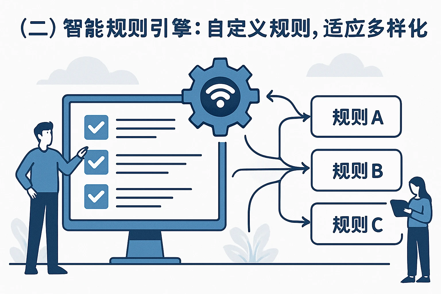 （二）智能规则引擎：自定义规则，适应多样化需求